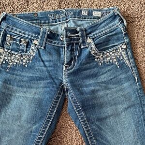 Miss Me Women's Denim Jeans with Silver Accents